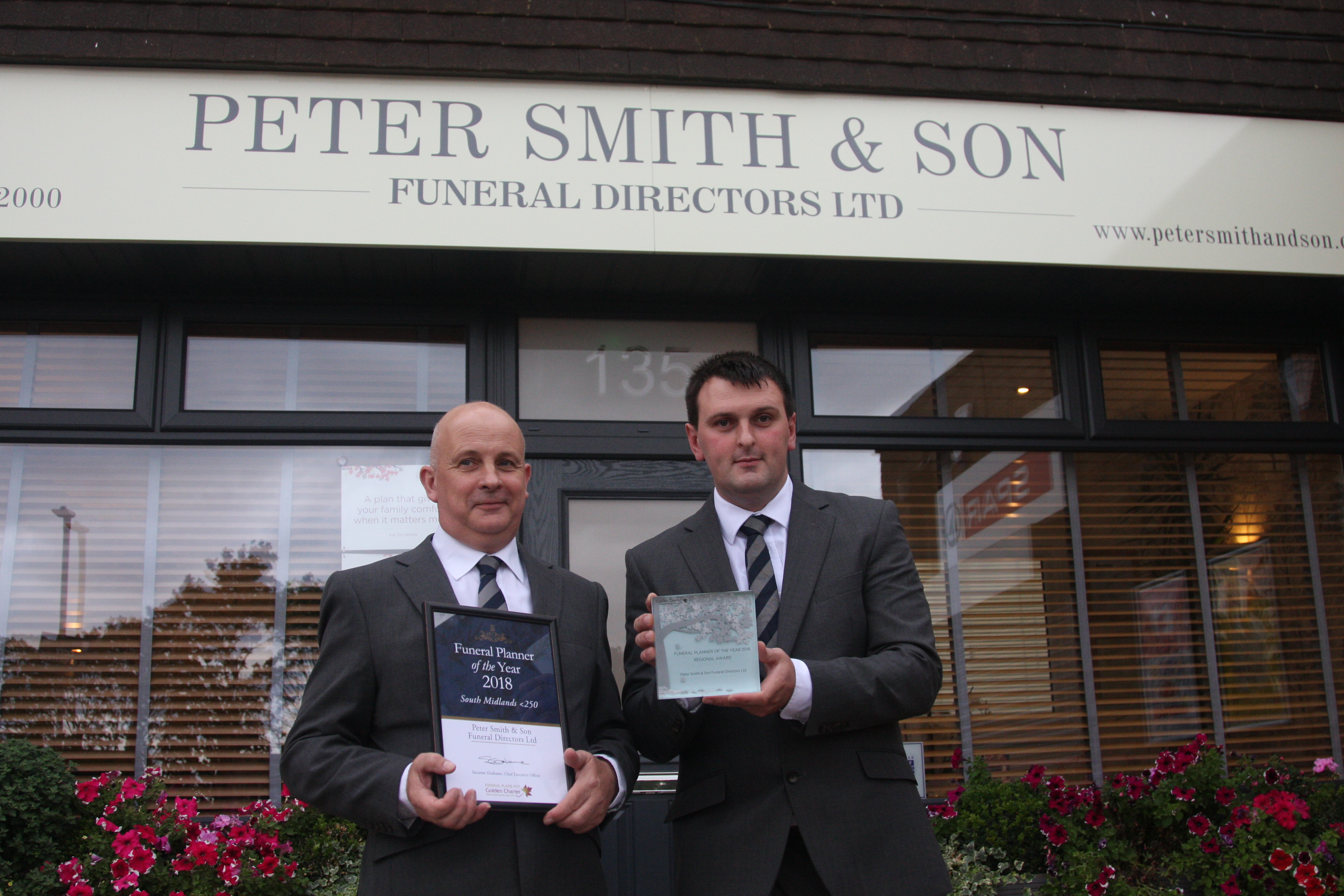 Regional Funeral Planner of the Year 2018 - Peter Smith & Son Funeral
