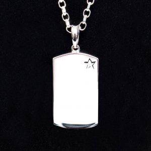 Military-Style Dog Tag Pendant
